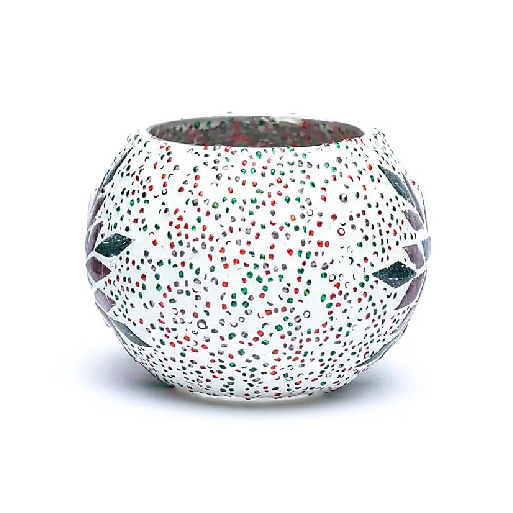 Svečturis Tējas Svecei Mosaic tea light holder leaf