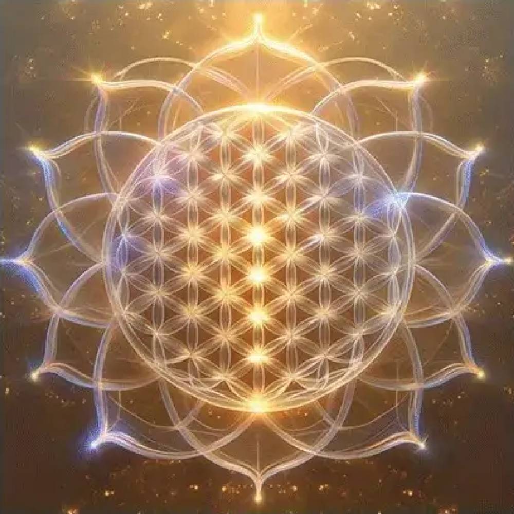 Galdauts Flower of Life / Dzīvības Zieds 75x75cm