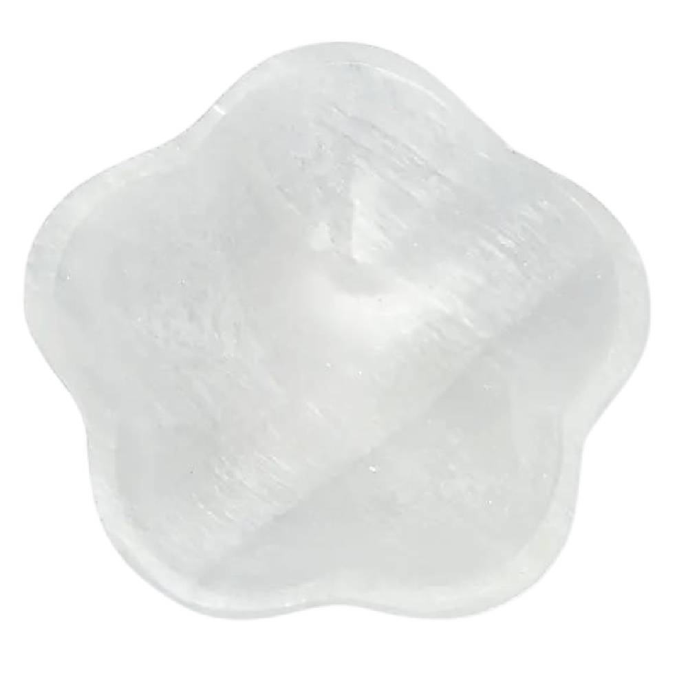 Akmens Selenīts / Selenite Flower Bowl 10cm