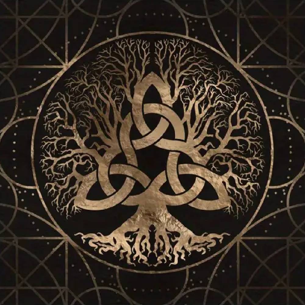 Galdauts Tree of Life & Trinity / Dzīvības Koks 50x50cm