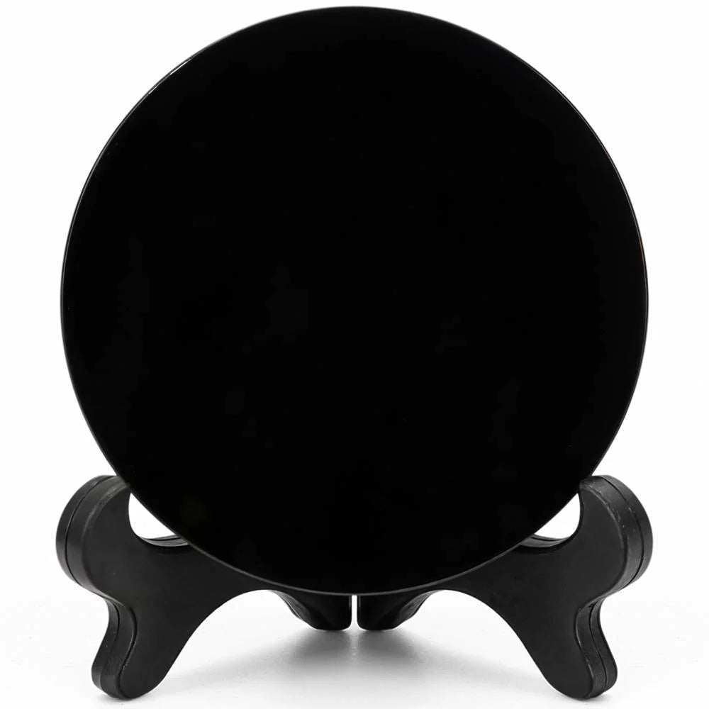 Obsidiāna Spogulis Ø15cm