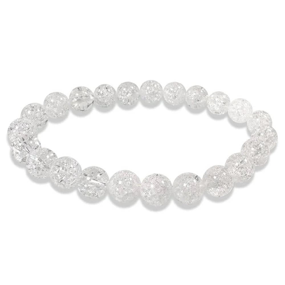 Rokassprādze Kalnu Kristāls Brazīlija / Rock Crystal Crack A 4mm