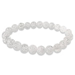 Ielādēt attēlu galerijas skatītājā, Rokassprādze Kalnu Kristāls Brazīlija / Rock Crystal Crack A 4mm
