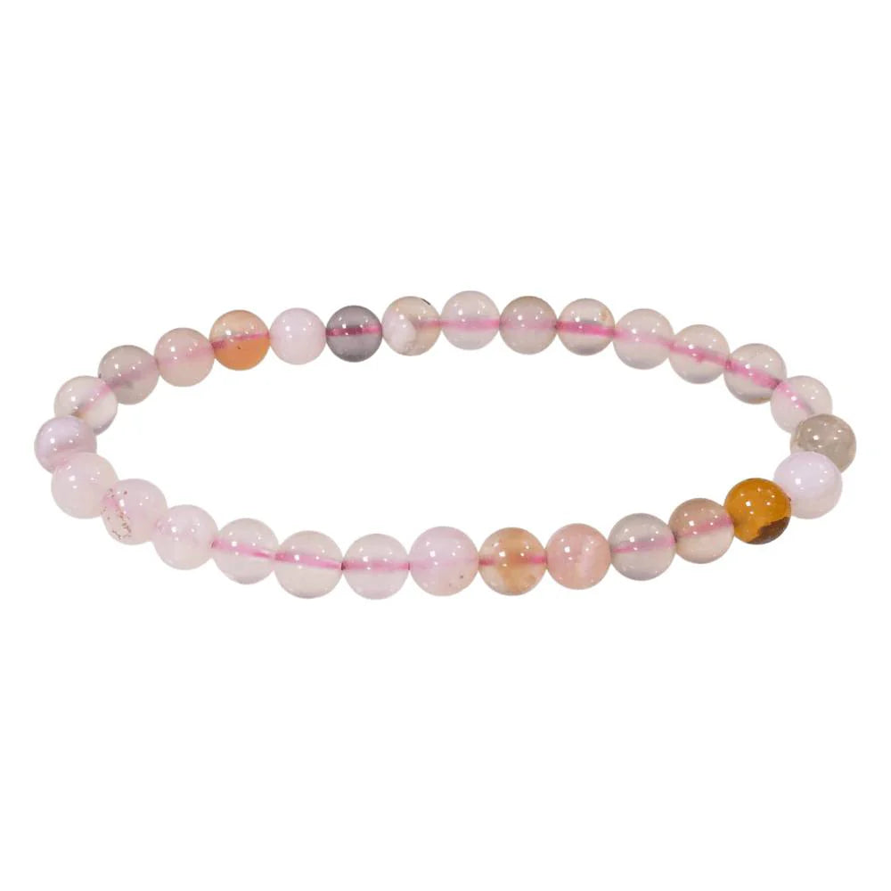 Rokassprādze Ahāts / Ahāts Cherry Blossom Madagaskara / Agate Cherry Blossom A 4mm