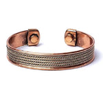 Load image into Gallery viewer, Bracelet copper four cords magnetic
