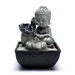 Load image into Gallery viewer, Ūdens Strūklaka Little Buddha 14x14x21.5cm
