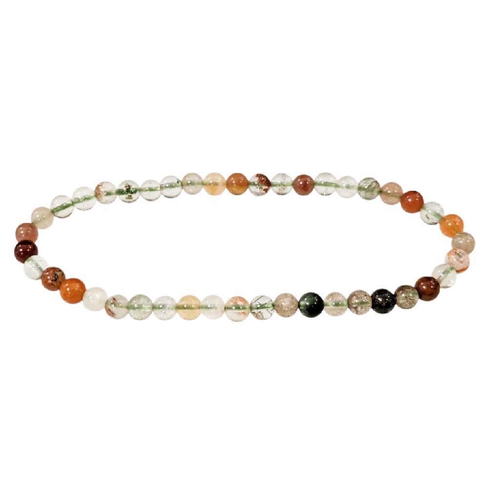 Rokassprādze Fantomkvarcs Multicolor Brazīlija / Phantom Quartz Multicolor A 4mm