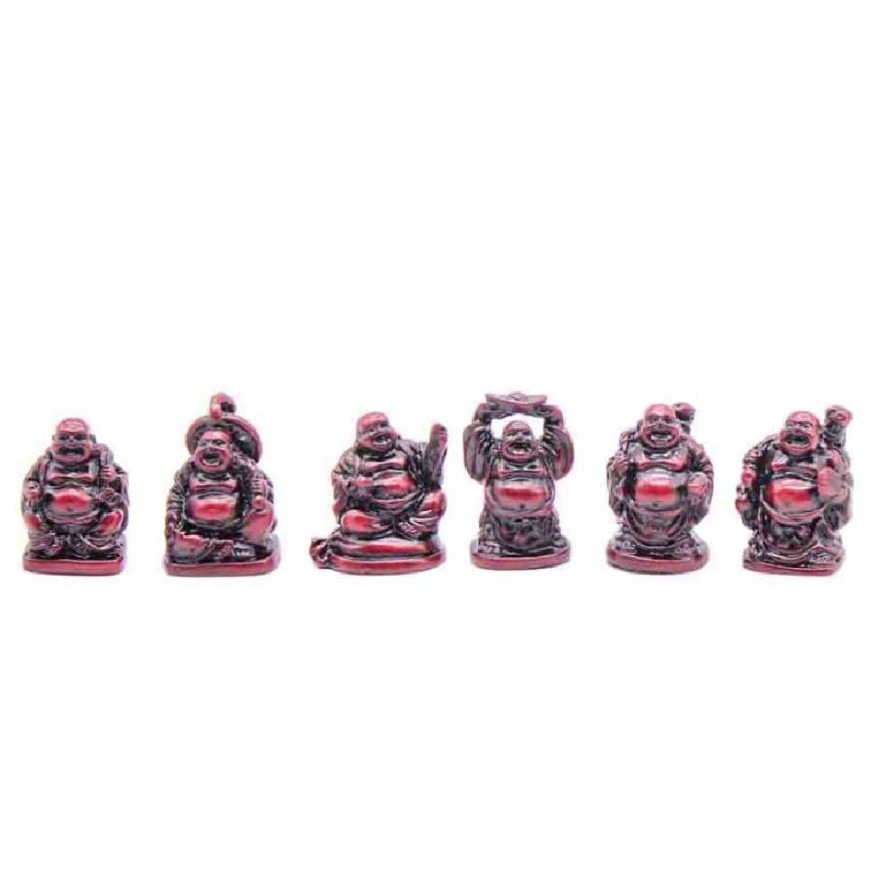 Figūriņas Buddhas 6 miniatures 3.7x2cm