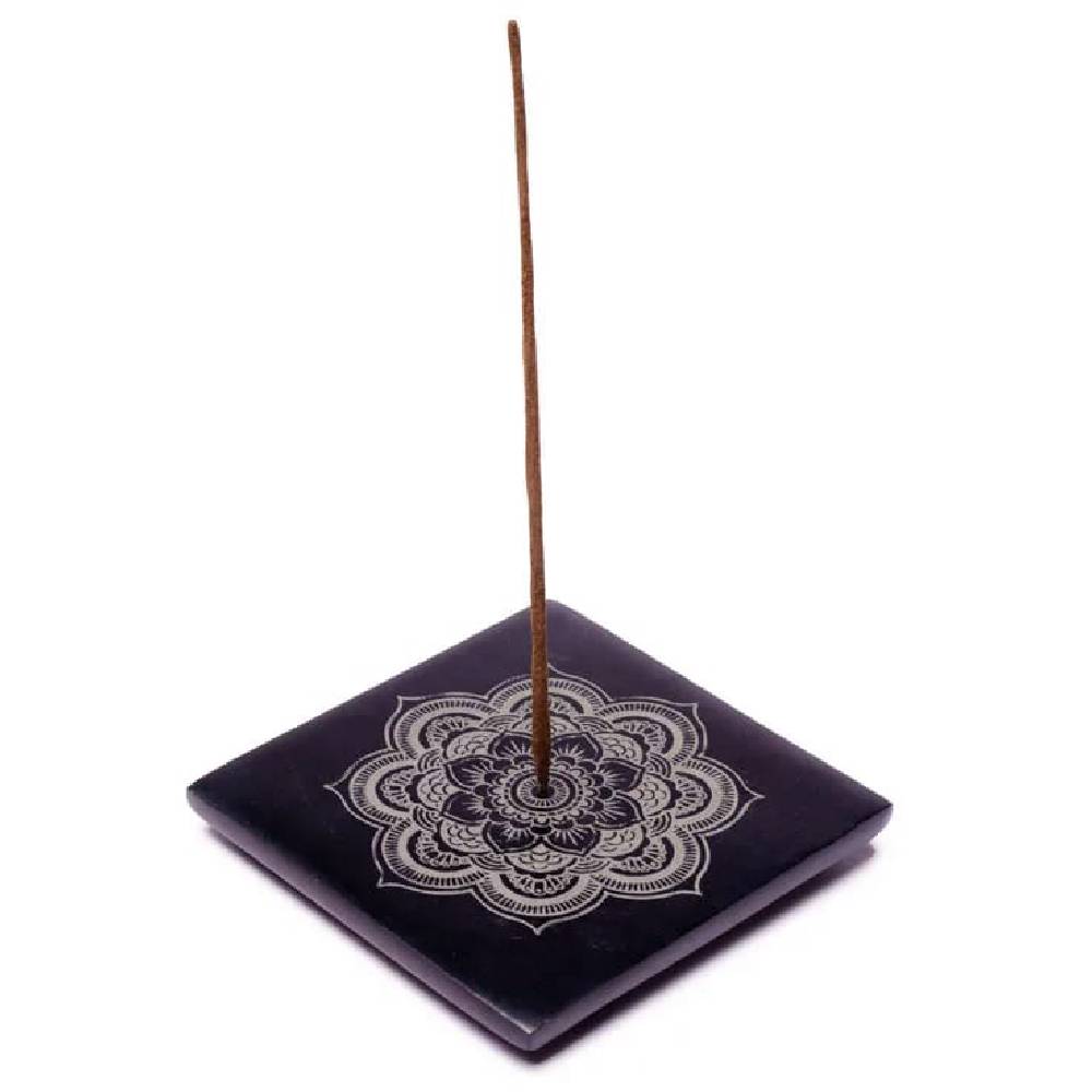 Paliktnis Smaržkociņiem un Konusiem Black & With Mandala 10.5cm