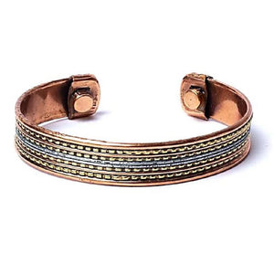 Bracelet copper banded magnetic 10mm