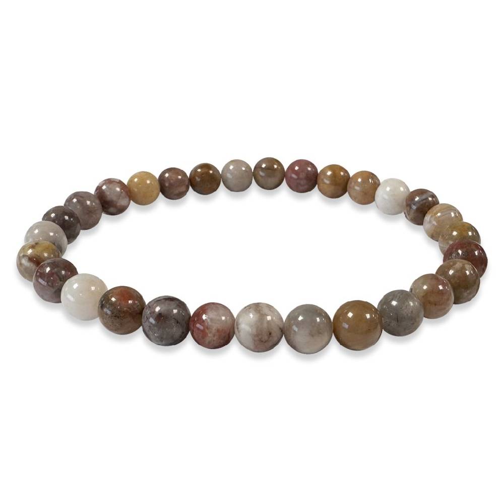 Rokassprādze Ahāts / Mežģīņu Ahāts Meksika / Crazy Lace Red Agate A 6mm