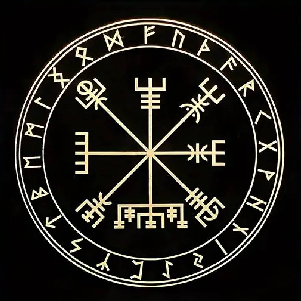 Galdauts Tarot & Rune Altar Cloth 75x75cm