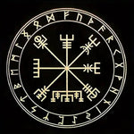 Load image into Gallery viewer, Galdauts Tarot &amp; Rune Altar Cloth 75x75cm
