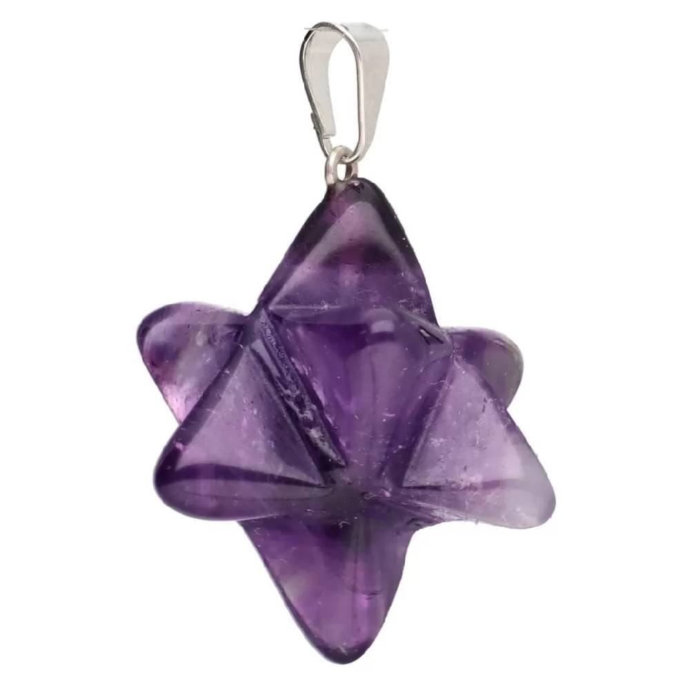 Kulons Merkaba Ametists Brazīlija / Amethyst Pendant