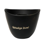 Load image into Gallery viewer, Keramiskais Turētājs Black Smudge Bowl 10x13cm - Palo Santo &amp; Sage
