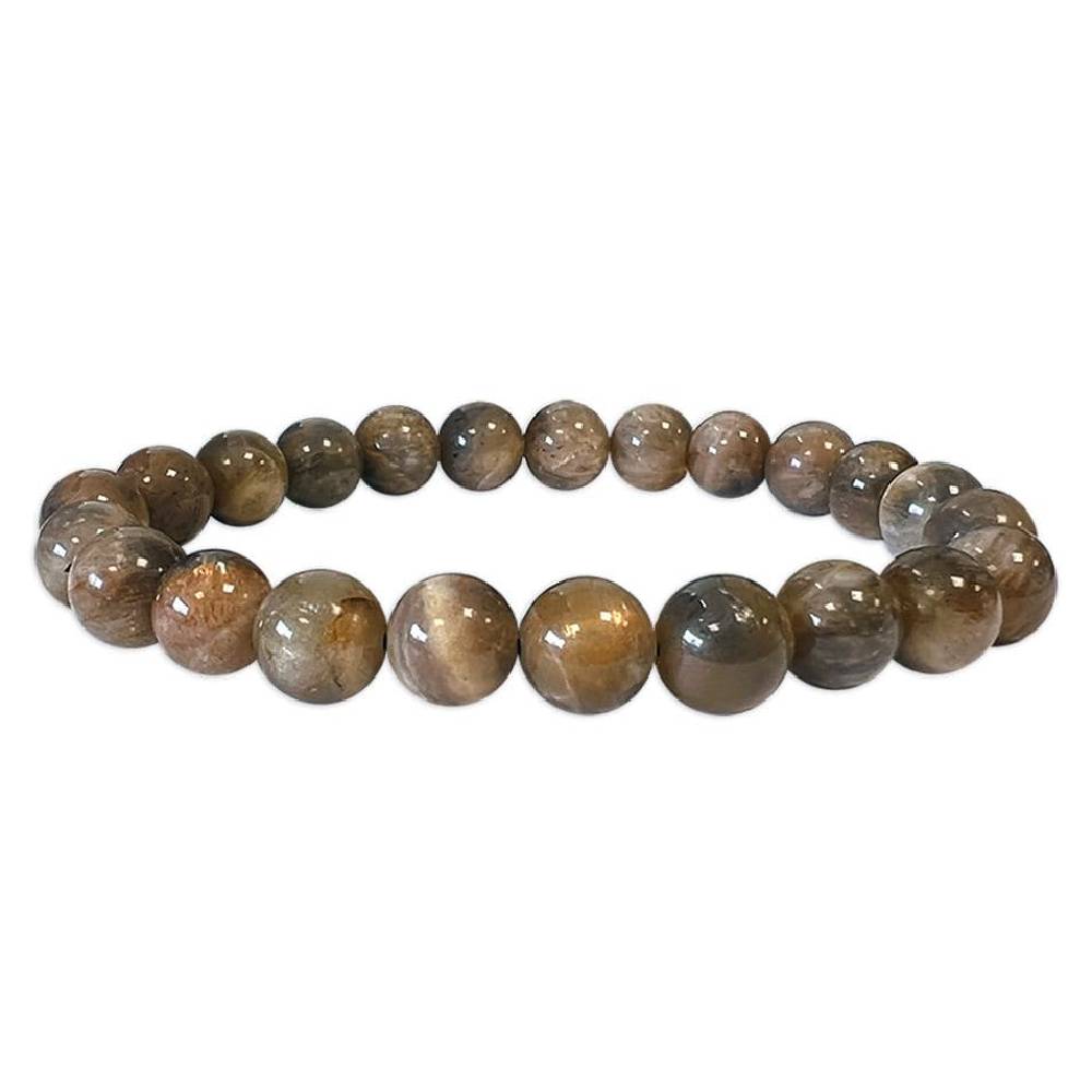 Rokassprādze Mēnessakmens / Melnais Mēnessakmens Mix Brazīlija / Mix Black Moonstone AA 8mm