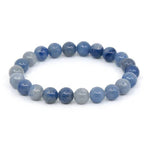 Ielādēt attēlu galerijas skatītājā, Rokassprādze Zilais Kvarcs Brazīlija / Blue Quartz A 6mm
