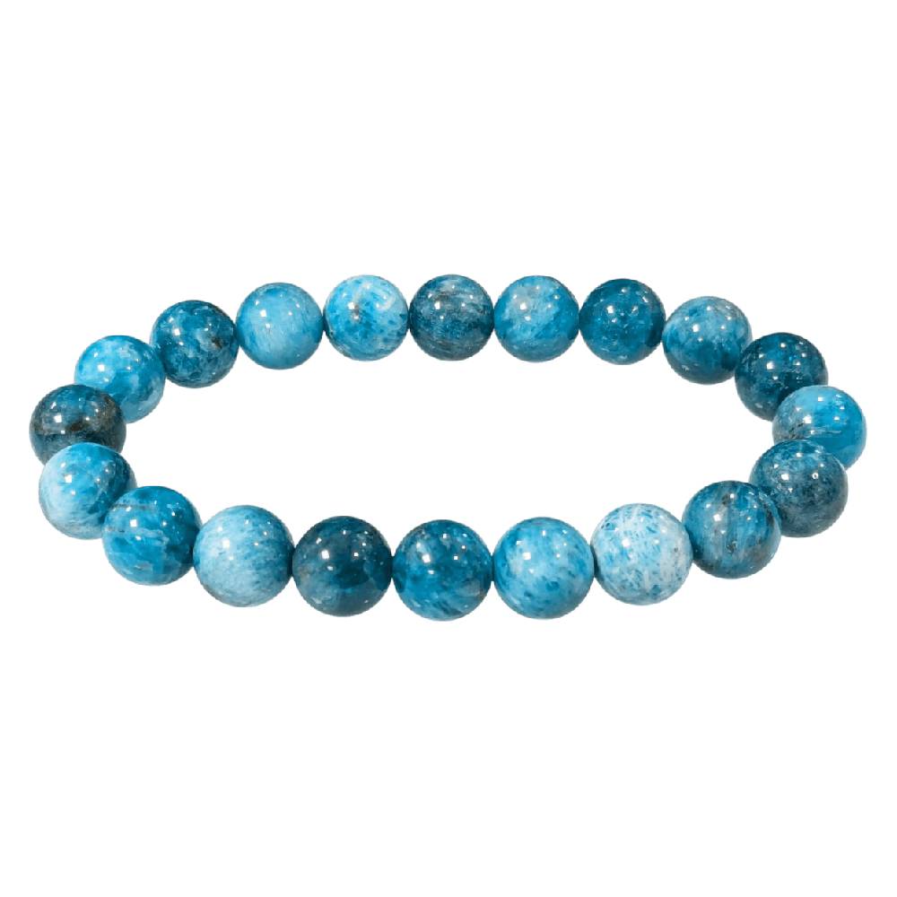 Rokassprādze Apatīts / Zilais Apatīts Madagaskara / Blue Apatite A 10mm