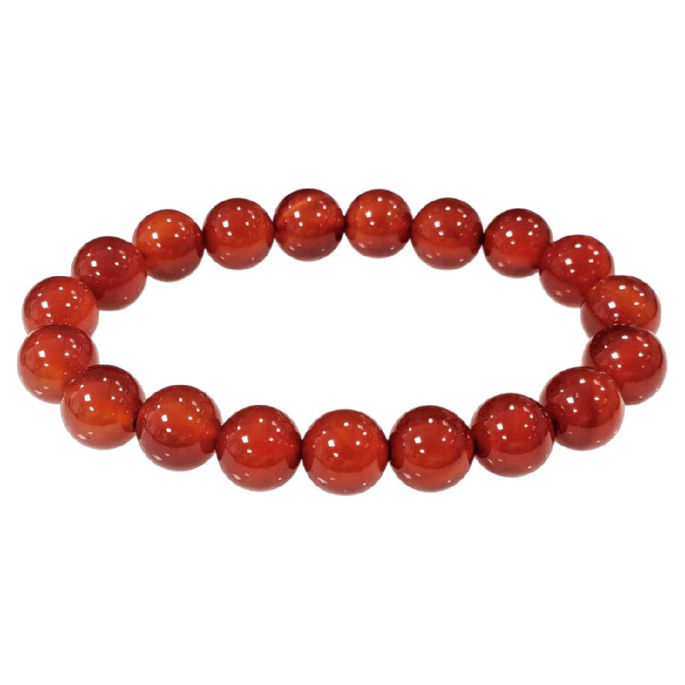 Rokassprādze Ahāts / Sarkanais Ahāts Brazīlija / Red Agate A 10mm