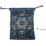 Ielādēt attēlu galerijas skatītājā, Maisiņš Tarot &amp; Oracle Metatron`s Cube 18x13cm
