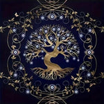 Load image into Gallery viewer, Galdauts Tarot Altar Cloth 75 x 75cm
