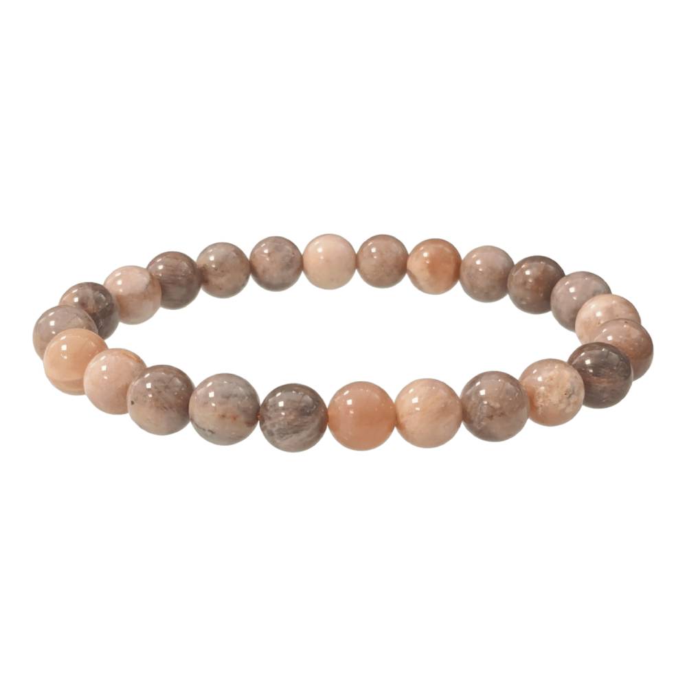 Rokassprādze Mēnessakmens / Brūnais Mēnessakmens Indija / Brown Moonstone A 8mm