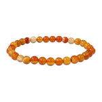 Ielādēt attēlu galerijas skatītājā, Rokassprādze Karneols Brazīlija / Carnelian A 6mm
