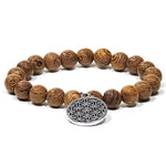 Загрузить изображение в средство просмотра галереи, Mala / Rokassprādze Venge Koks / Wenge Wood 21 bumbiņas 8mm
