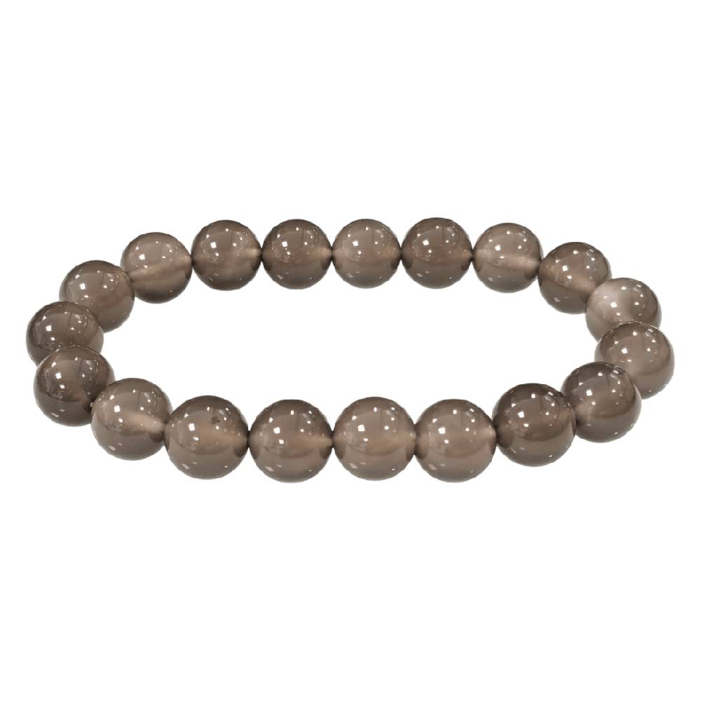 Rokassprādze Ahāts / Pelēkais Ahāts Botsvāna / Grey Agate A 10mm