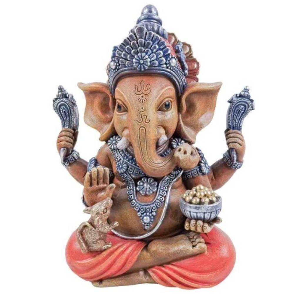 Statuja / Dēva / Murti Ganeša / Ganesh 13.5x10x17cm