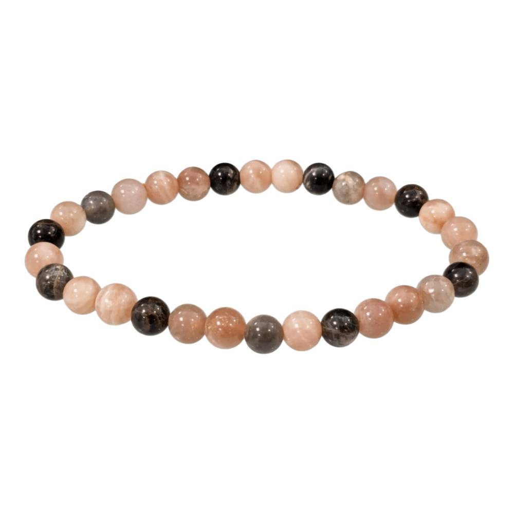 Rokassprādze Mēnessakmens / Mēnessakmens Multicolor Dark Indija / Moonstone Multicolor Dak A 6mm