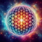 Load image into Gallery viewer, Galdauts Flower of Life / Dzīvības Zieds 50x50cm
