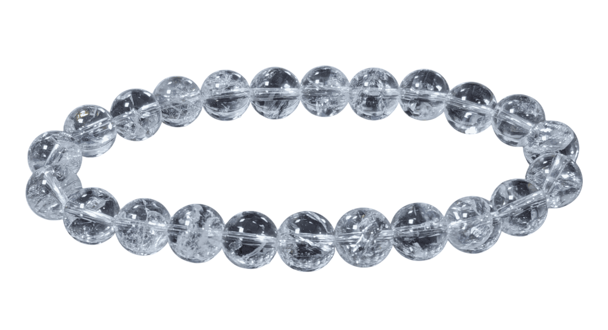 Rokassprādze Kalnu Kristāls Brazīlija / Rock Crystal Rainbow AA 9-10mm