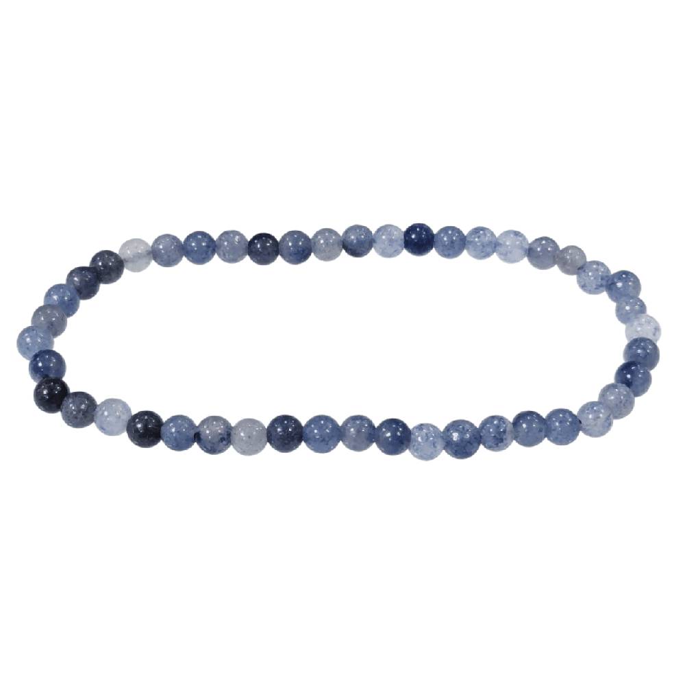 Rokassprādze Aventurīns / Zilais Aventurīns Brazīlija / Blue Aventurine A 4mm