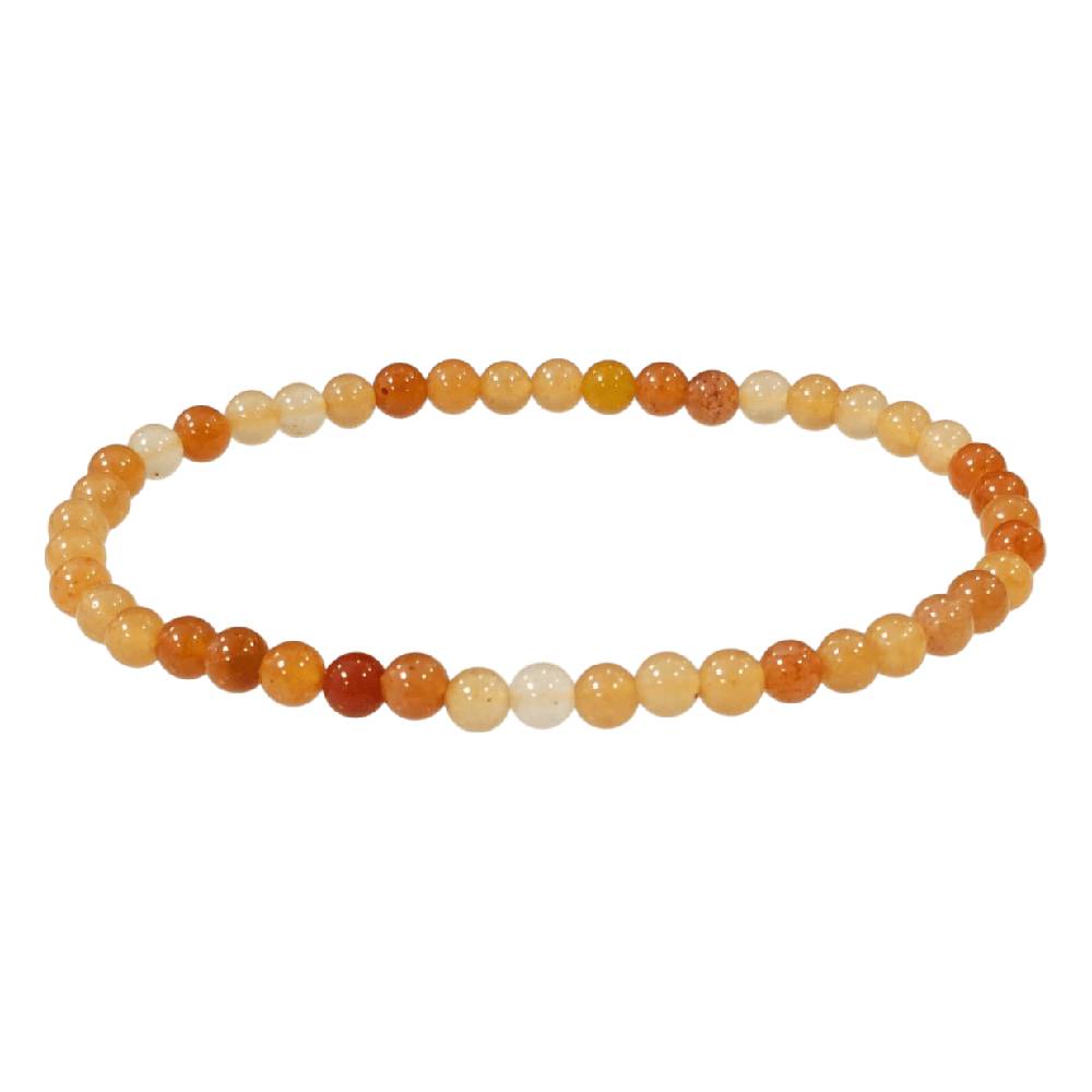 Rokassprādze Aventurīns / Oranžais Aventurīns Brazīlija / Orange Aventurine A 4mm