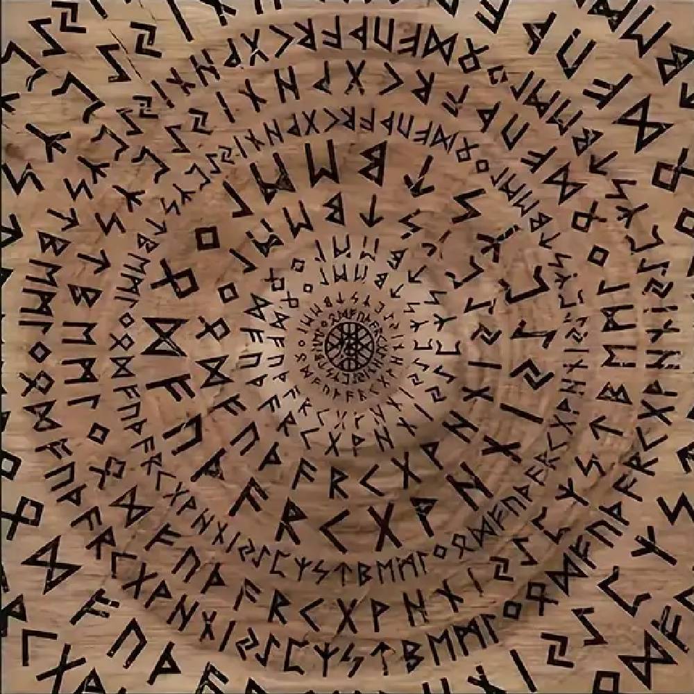 Galdauts Tarot & Rune Altar Cloth 75x75cm