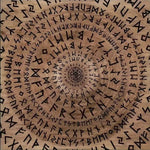 Ielādēt attēlu galerijas skatītājā, Galdauts Tarot &amp; Rune Altar Cloth 75x75cm
