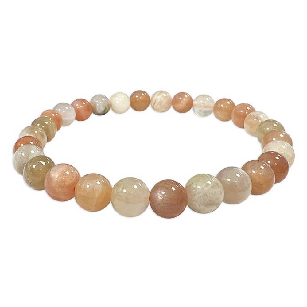 Rokassprādze Mēnessakmens / Mēnessakmens Multicolor Indija / Moonstone Multicolor A 6mm