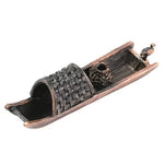 Ielādēt attēlu galerijas skatītājā, Turētājs Smaržkociņiem Boat Metal Incense Holder
