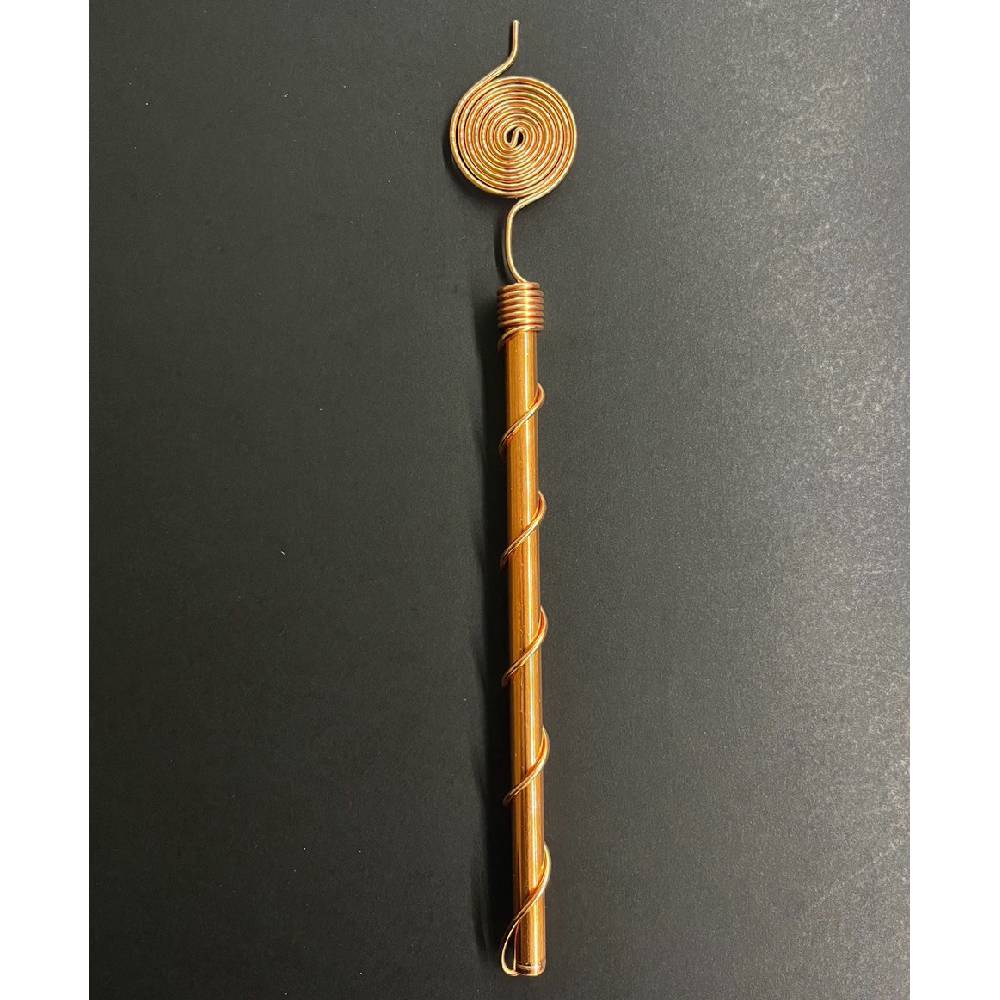 Vara spirāle TESLA 369 elektrokultūras antenai 33cm