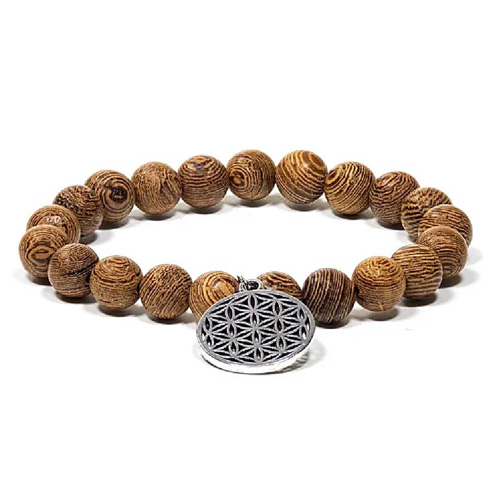 Mala / Rokassprādze Venge Koks / Wenge Wood  21 bumbiņas 8mm