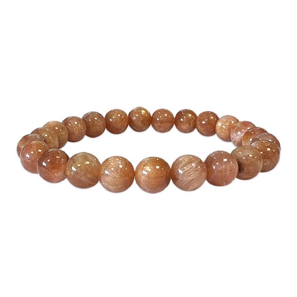 Rokassprādze Saulesakmens Indija / Golden Sunstone AA 8mm