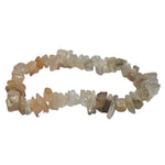 Ielādēt attēlu galerijas skatītājā, Rokassprādze Mēnessakmens Indija / Moonstone Multicolor Chips AA 5-8mm
