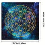 Load image into Gallery viewer, Galdauts Flower of Life / Dzīvības Zieds 50x50cm
