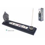 Ielādēt attēlu galerijas skatītājā, Smaržkociņu Turētājs Zen Garden Buddha 28x6x12cm
