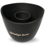 Load image into Gallery viewer, Keramiskais Turētājs Black Smudge Bowl 10x13cm - Palo Santo &amp; Sage
