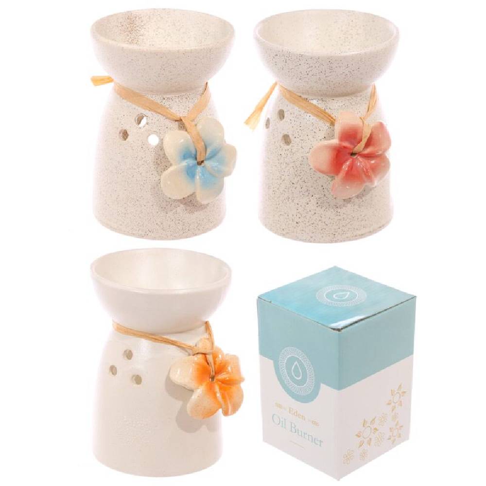 Aroma Lampa Ceramic Aroma Burner with Flower