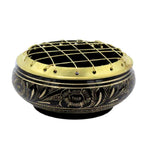 Загрузить изображение в средство просмотра галереи, Vīraka Kvēpināmais Trauks Brass Bowl 7.5cm
