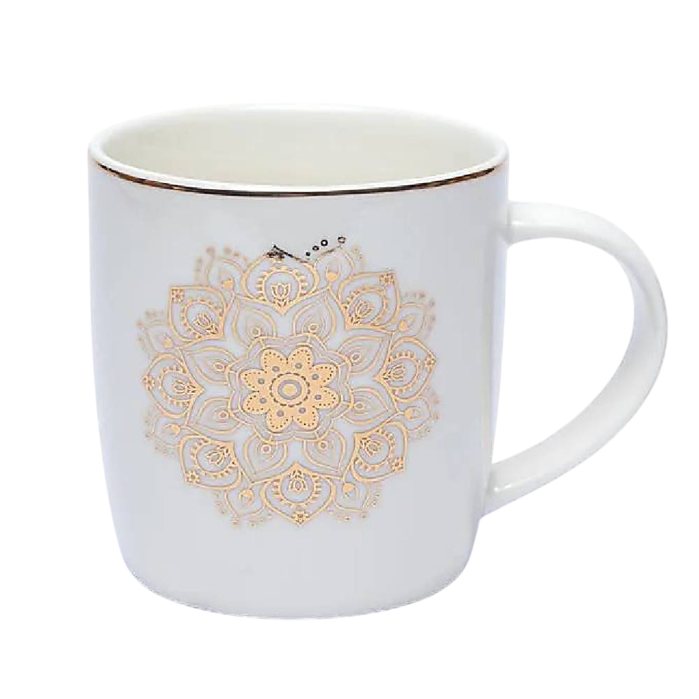 Krūze ar metāla sietiņu Mandala 400ml