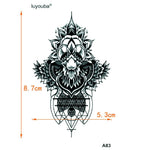 Ielādēt attēlu galerijas skatītājā, Pagaidu Tetovējumi 6cm x 10.5cm
